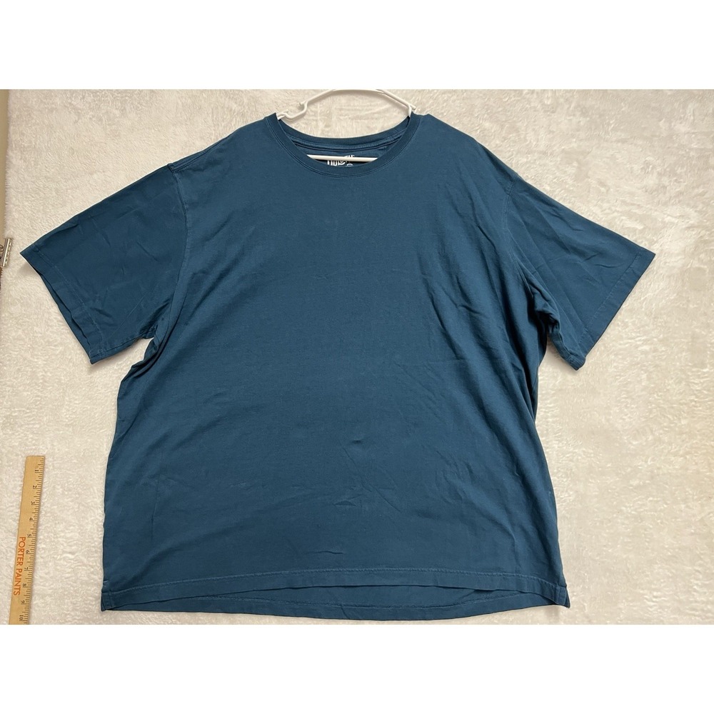 Duluth Trading Longtail T Relaxed‎ Fit T Shirt Mens 2XL Blue Short Sleeve